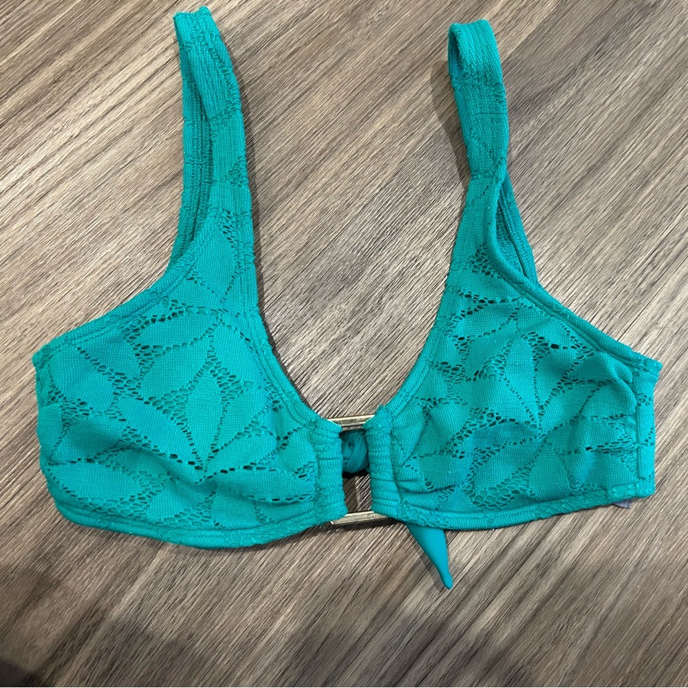 Green bikini top